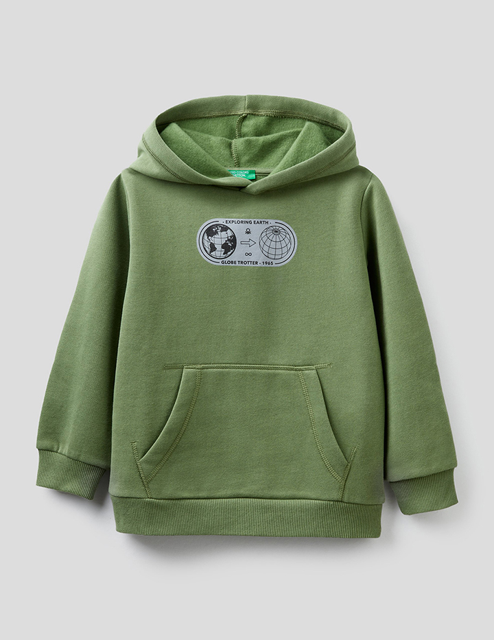 

Толстовка для мальчиков Benetton цв. зеленый р.116, 21A_3EB5C2287