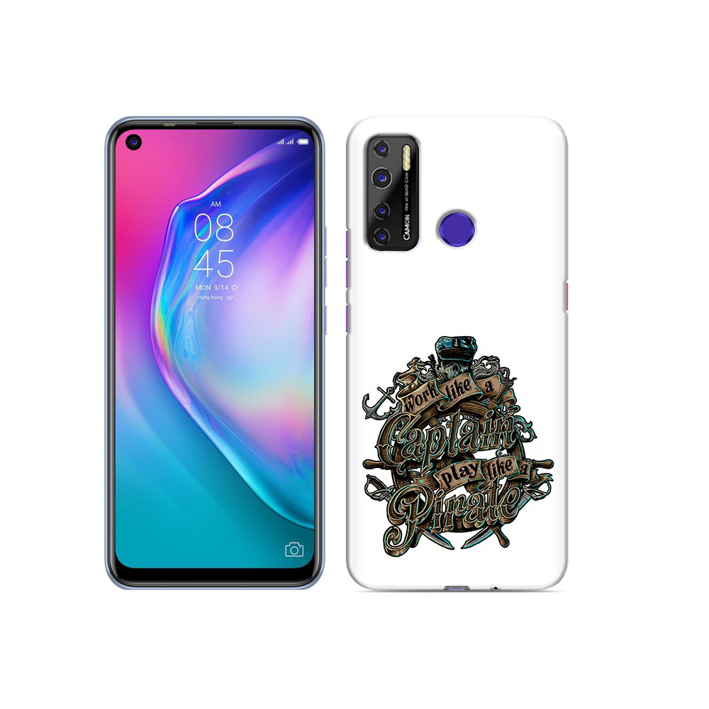 

Чехол MyPads Tocco для Tecno Camon 15 капитан пиратов, Прозрачный, Tocco