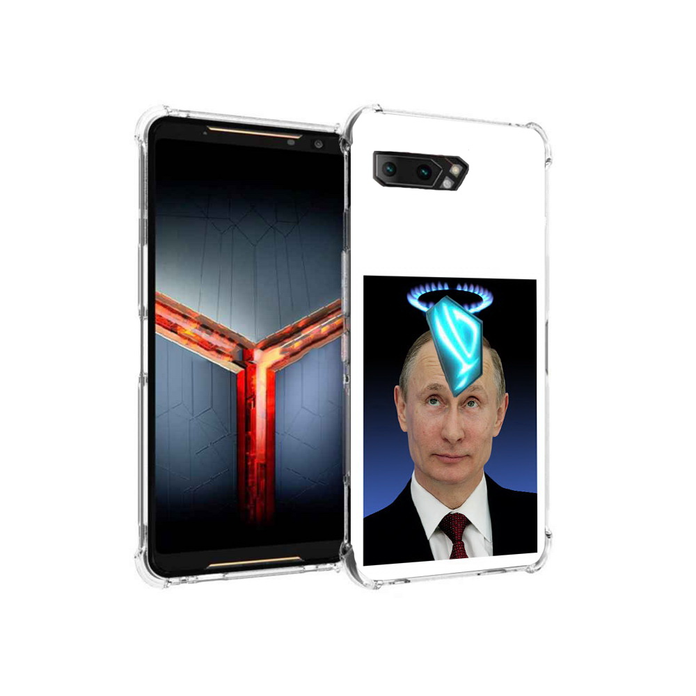 

Чехол MyPads Tocco для Asus ROG Phone 2 святой газ, Прозрачный, Tocco