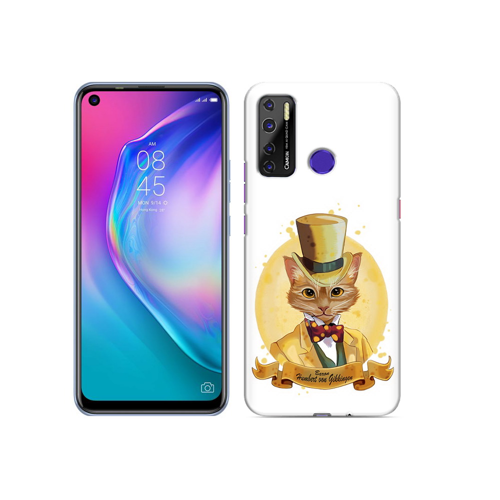 

Чехол MyPads Tocco для Tecno Camon 15 кот юрист, Прозрачный, Tocco