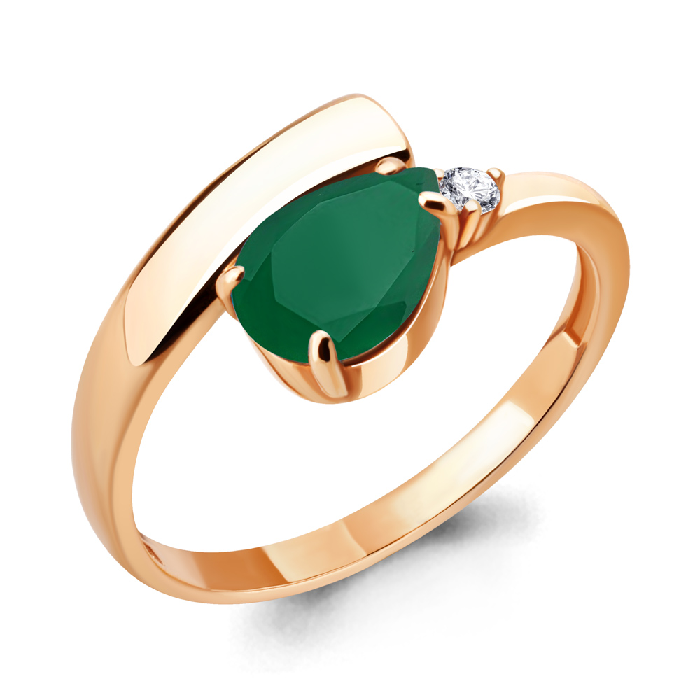 

Кольцо из серебра р. , AQUAMARINE 6919109А_925_з, 6919109А_925_з