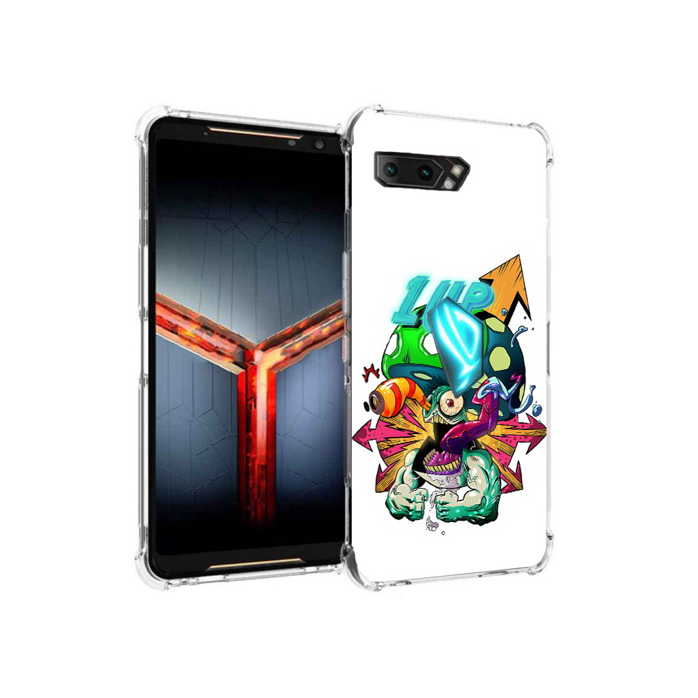 

Чехол MyPads Tocco для Asus ROG Phone 2 сильный гриб абстракция, Прозрачный, Tocco