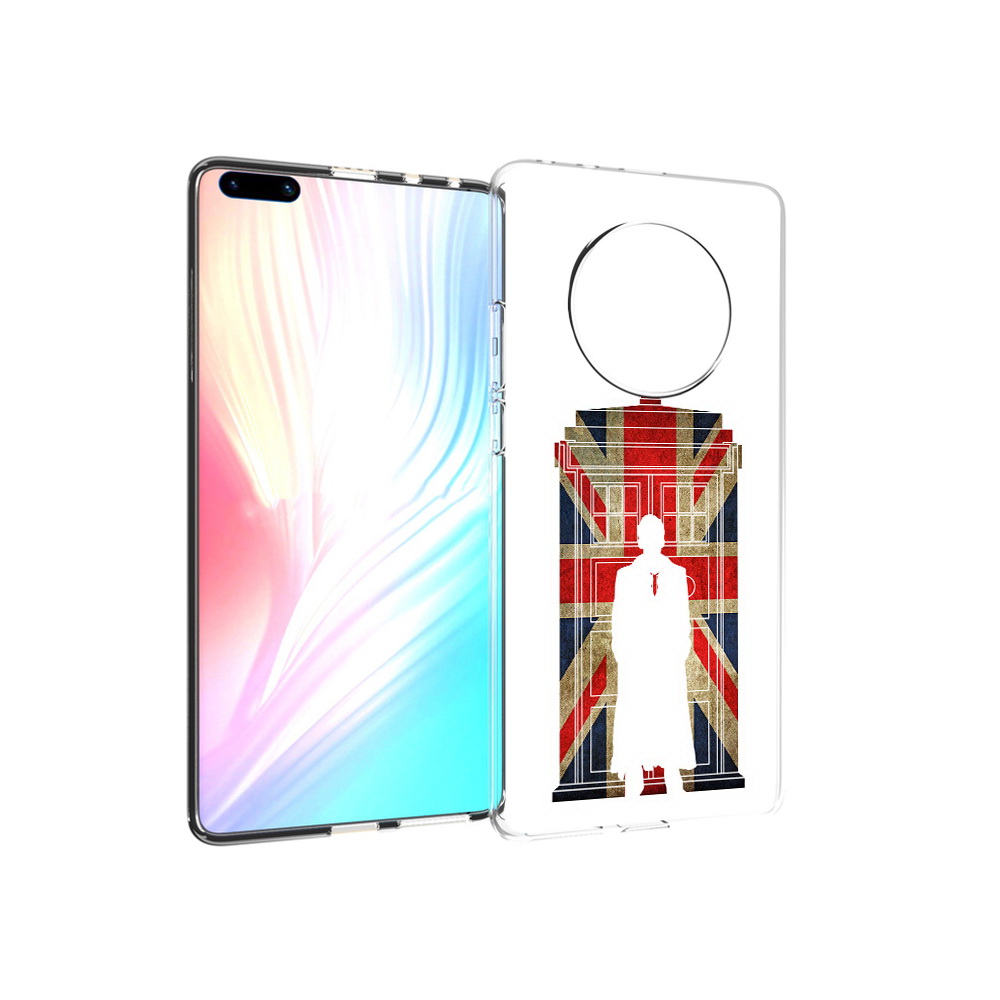 

Чехол MyPads Tocco для Huawei Mate 40 Pro шерлок холмс, Прозрачный, Tocco