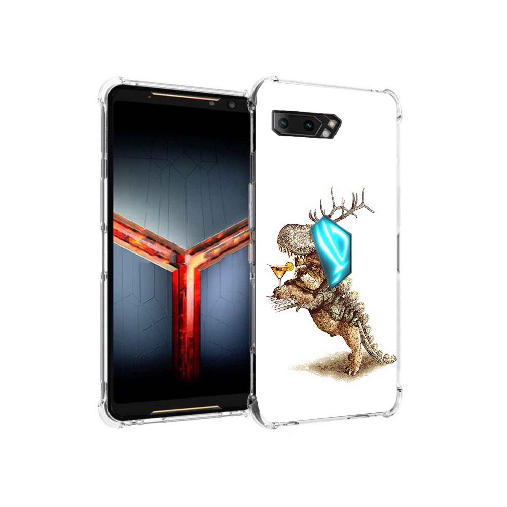 

Чехол MyPads Tocco для Asus ROG Phone 2 тематическая вечеринка, Прозрачный, Tocco