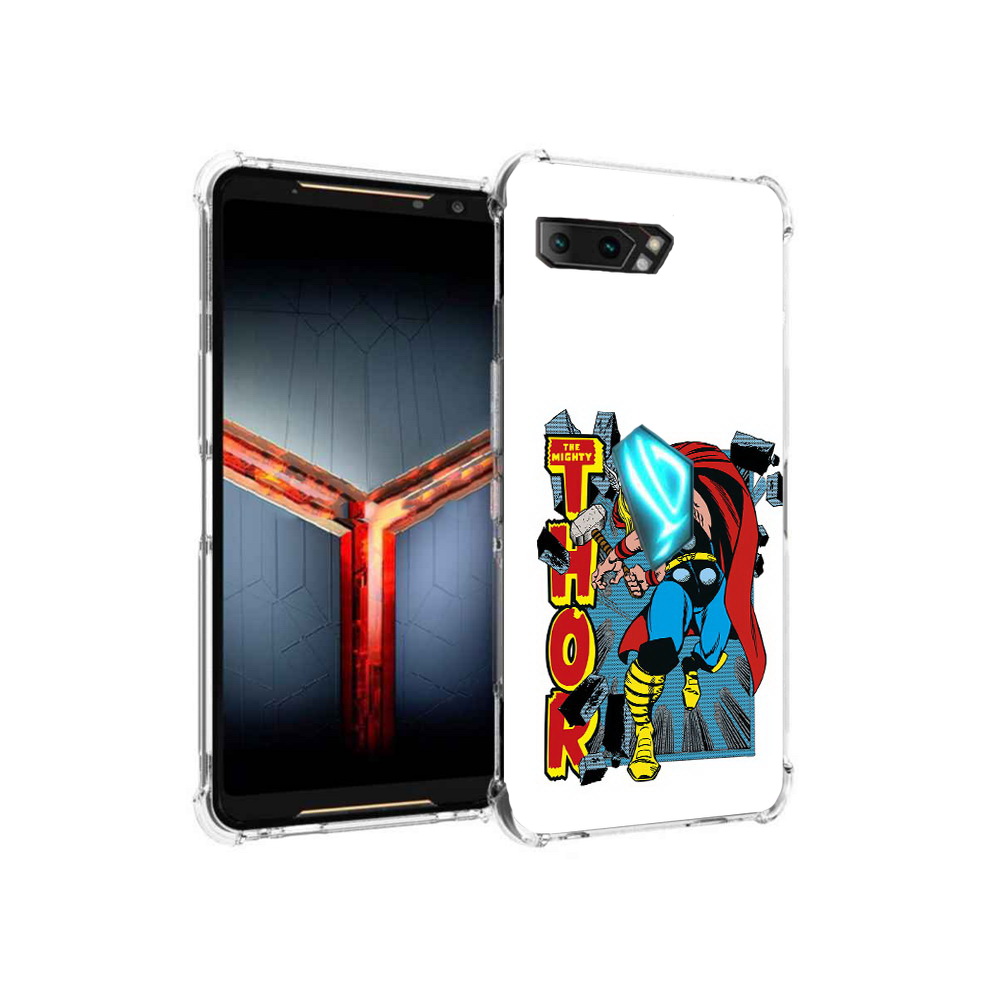 

Чехол MyPads Tocco для Asus ROG Phone 2 тор комикс, Прозрачный, Tocco