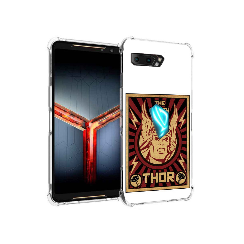 

Чехол MyPads Tocco для Asus ROG Phone 2 тор лицо, Прозрачный, Tocco