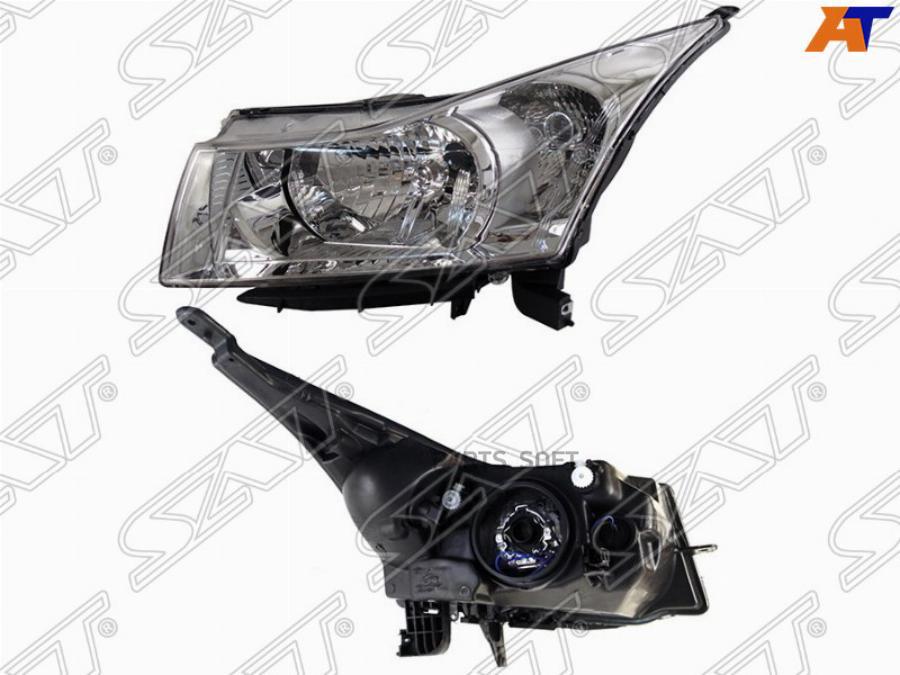 

Sat Фара Chevrolet Cruze 09-16 Lh Мех.Корректор, Хром