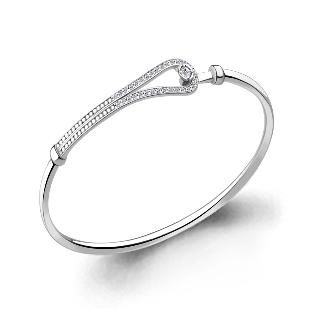 

Браслет из серебра р. 17 AQUAMARINE 74515А_925_р, 74515А_925_р