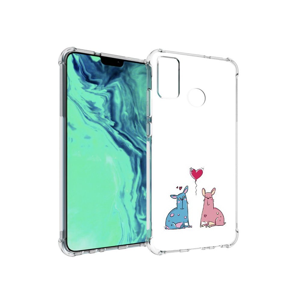 Чехол MyPads Tocco для Huawei 9X Lite Лама любовь