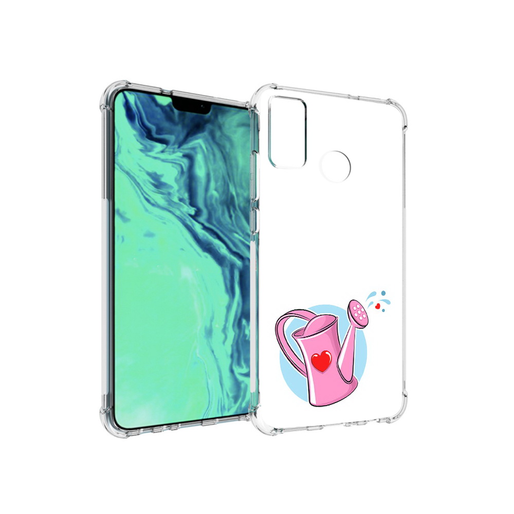 

Чехол MyPads Tocco для Huawei 9X Lite Лейка любви 14 февраля, Прозрачный, Tocco