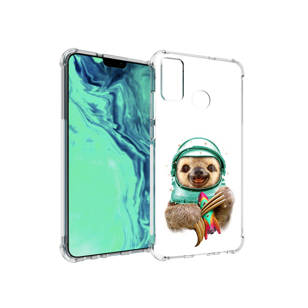

Чехол MyPads Tocco для Huawei 9X Lite Ленивец астронавт, Прозрачный, Tocco
