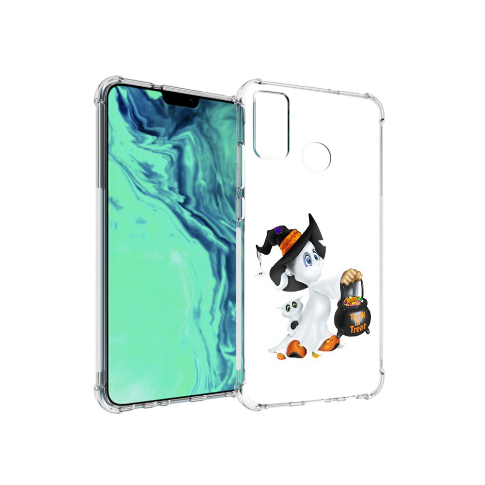 

Чехол MyPads Tocco для Huawei 9X Lite Маленький призрак, Прозрачный, Tocco