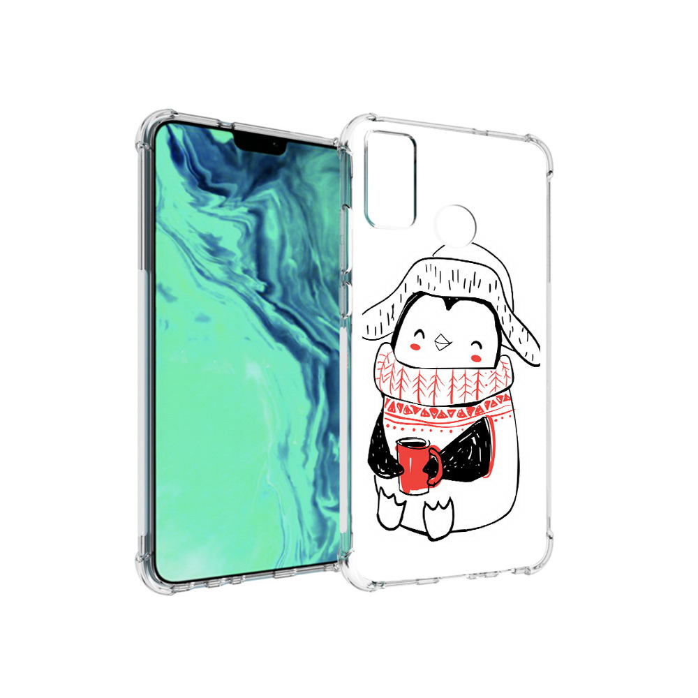 

Чехол MyPads Tocco для Huawei 9X Lite Милый пингвин, Прозрачный, Tocco