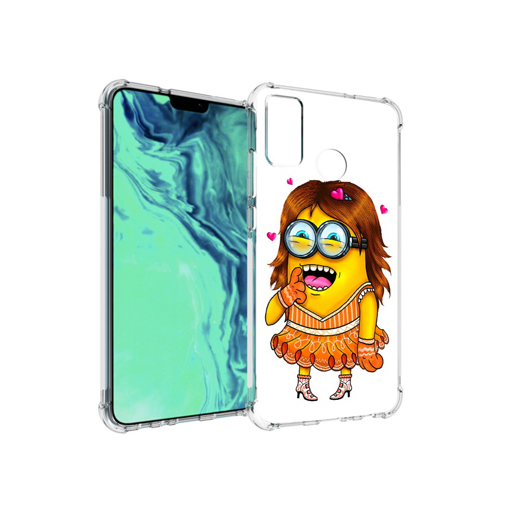 

Чехол MyPads Tocco для Huawei 9X Lite Миньон девочка, Прозрачный, Tocco