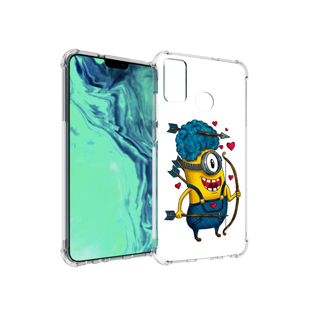 

Чехол MyPads Tocco для Huawei 9X Lite Миньон купидон, Прозрачный, Tocco