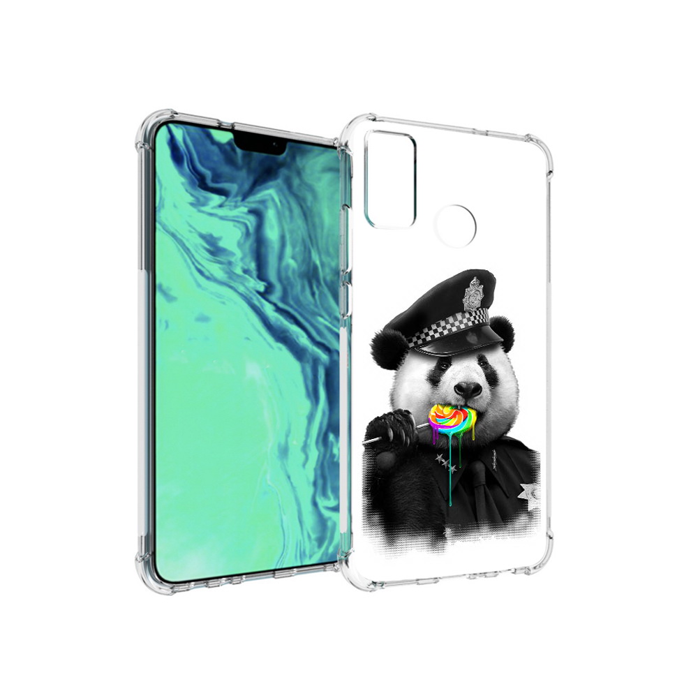 

Чехол MyPads Tocco для Huawei 9X Lite Панда полиция, Прозрачный, Tocco