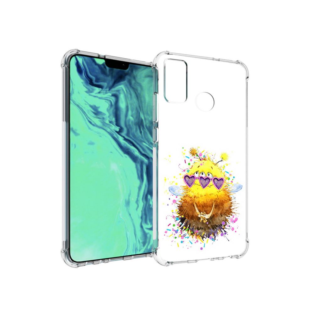 

Чехол MyPads Tocco для Huawei 9X Lite Пушитый шмель, Прозрачный, Tocco