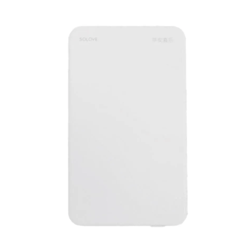 Внешний аккумулятор (Power Bank) Solove W9, 5000мAч, белый [w9 white rus]