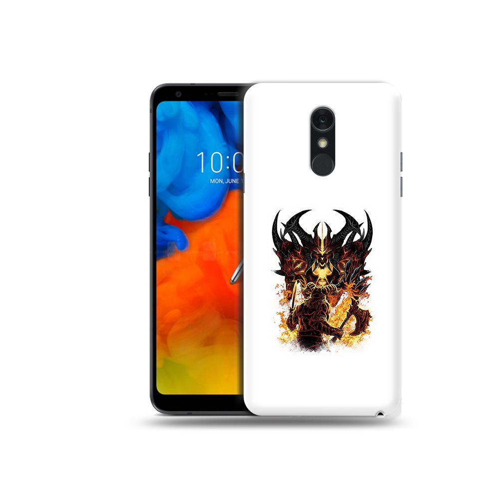 

Чехол MyPads Tocco для LG Q Stylus демон shadow fiend, Прозрачный, Tocco