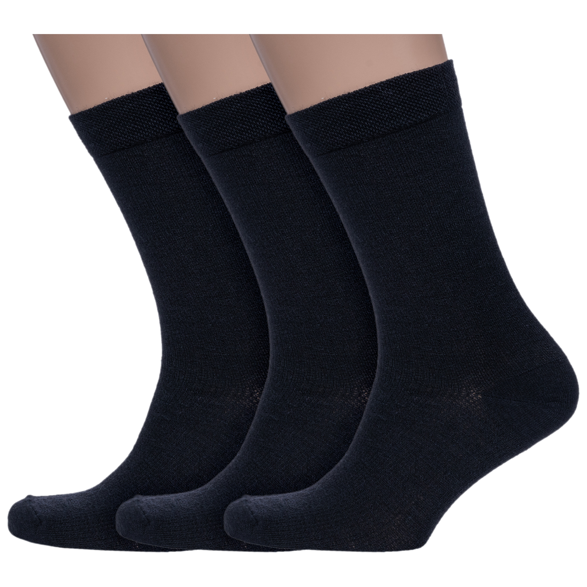 Комплект носков мужских НАШЕ 3-536С1 черных 31