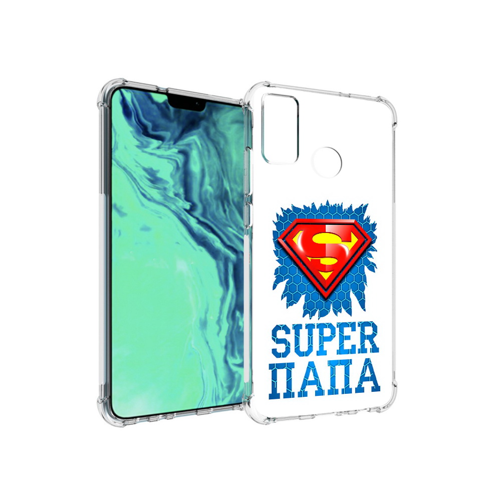 

Чехол MyPads Tocco для Huawei 9X Lite Супер Папа, Прозрачный, Tocco