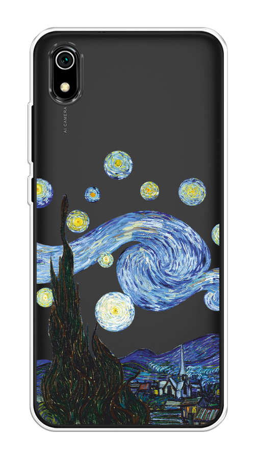 

Чехол на Xiaomi Redmi 7A "Ночь Ван Гога", Голубой;синий;черный, 35450-1