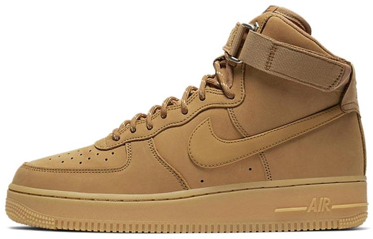 

Кеды унисекс Nike Air Force 1 07 WB Flax коричневые 38.5 EU, Коричневый, Air Force 1 07 WB Flax