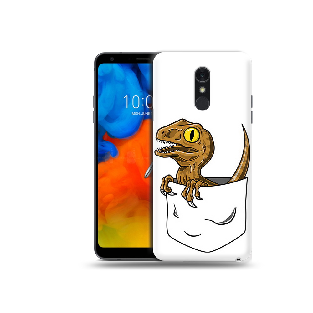 

Чехол MyPads Tocco для LG Q Stylus динозавр в кармане, Прозрачный, Tocco
