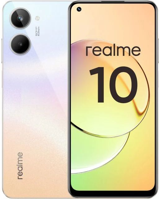 Смартфон REALME 10 4G 8/256Gb, RMX3630, белый