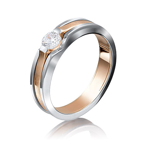 

Кольцо из золота с бриллиантом р. 17,5 PLATINA jewelry 01-5190-00-101-1111-30, 01-5190-00-101-1111-30