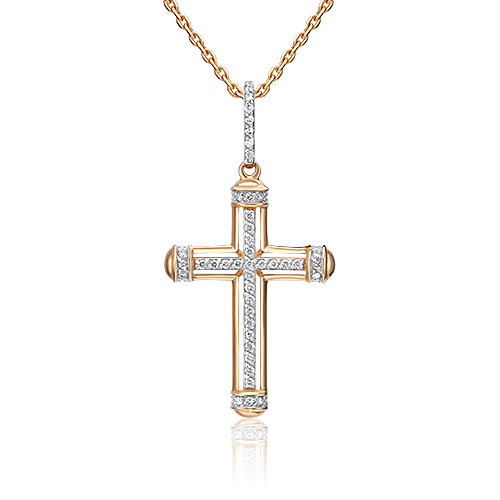 

Подвеска из красного золота с бриллиантом PLATINA jewelry 03-0476-00-101-1110-30, 03-0476-00-101-1110-30