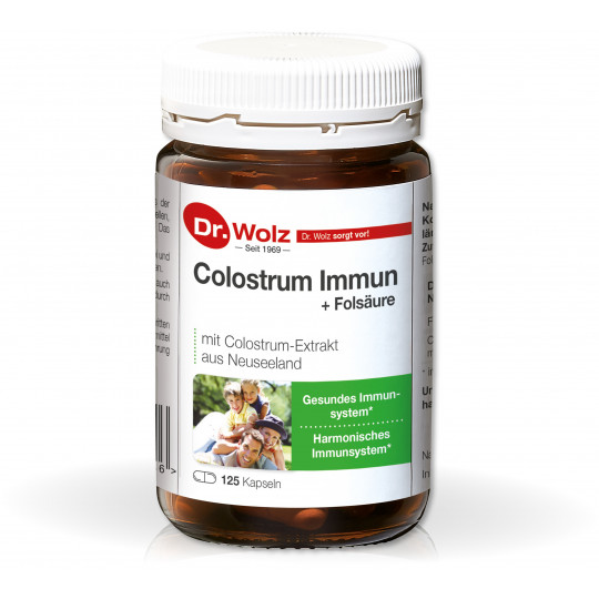 Пищевая добавка Dr.Wolz Colostrum Immun+Folsaure колострум иммун капсулы 125 шт.