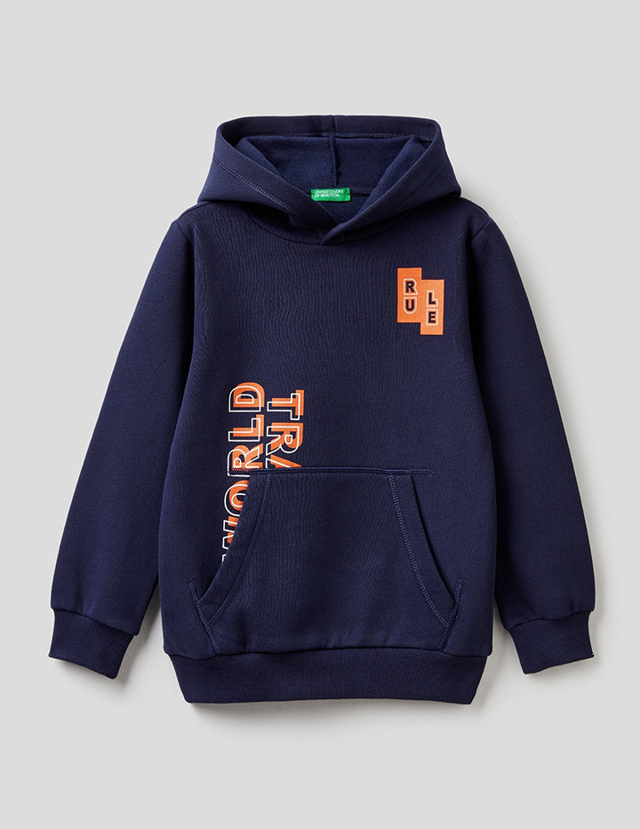 

Толстовка для мальчиков Benetton цв. синий р.128, 21A_3EB5C2287