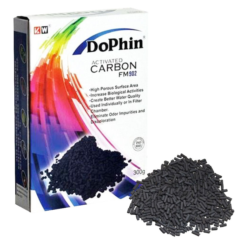 фото Наполнитель для фильтра dophin activated carbon fm902 активированный уголь, 300 гр