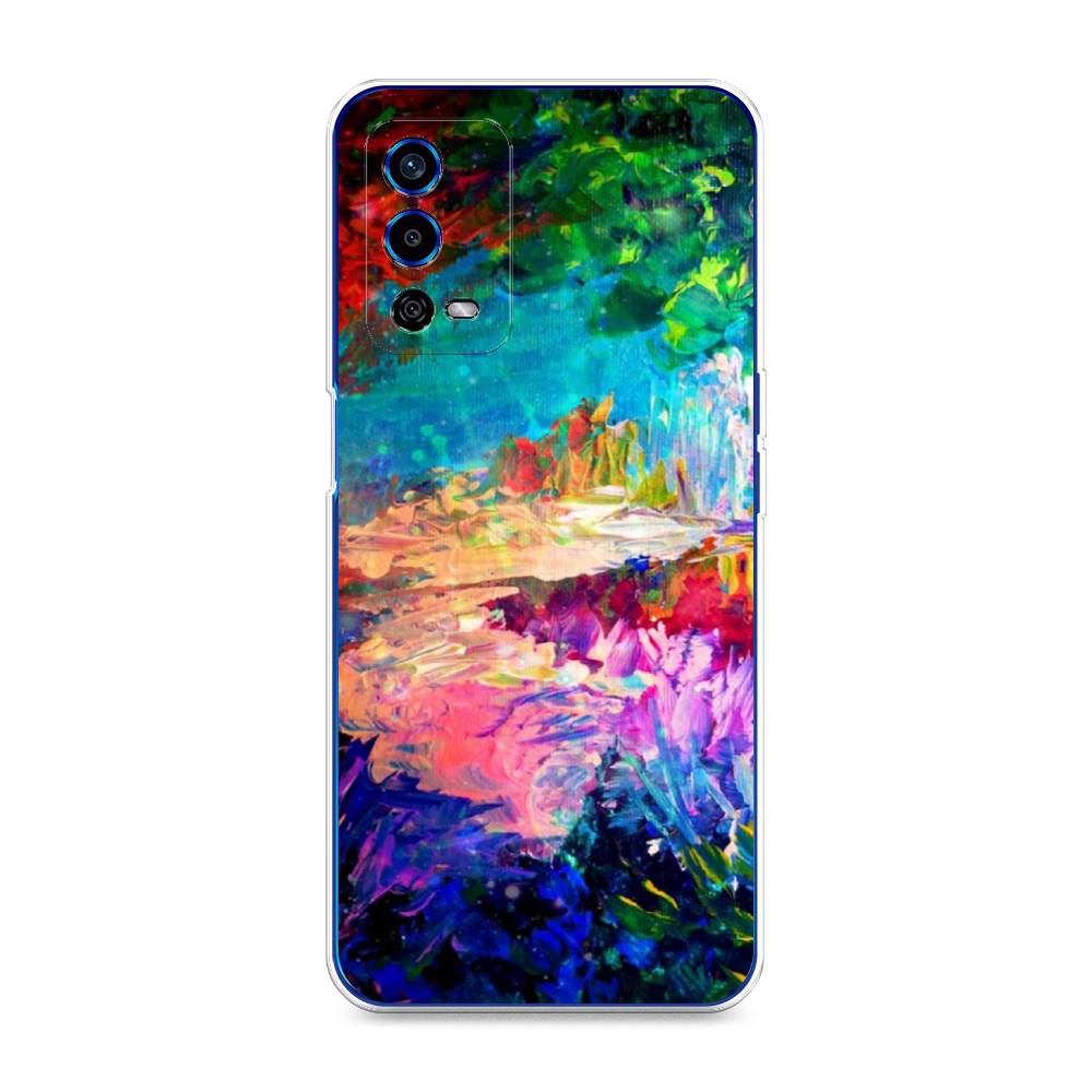 

Чехол для Oppo A55 4G "Лес-гуашь", Синий;розовый;зеленый, 259150-4