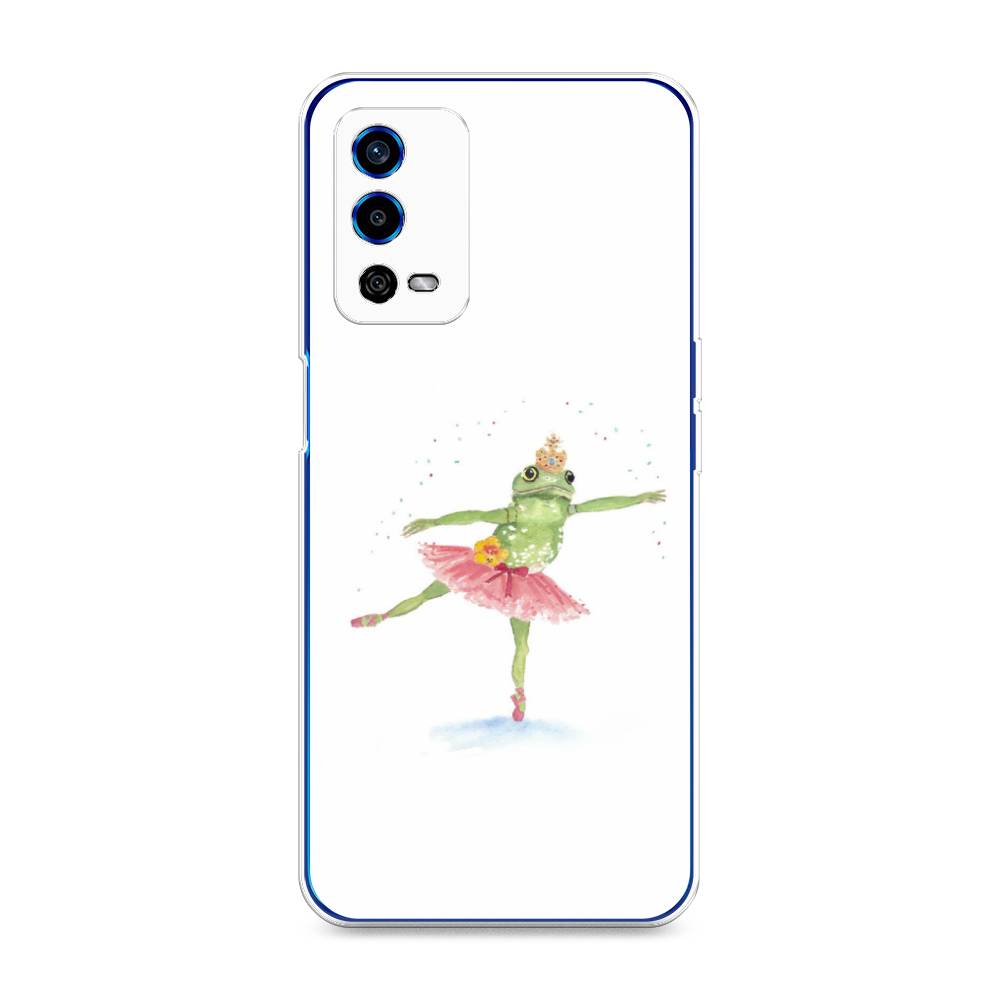

Чехол для Oppo A55 4G "Лягушка-балерина", Зеленый, 259150-4