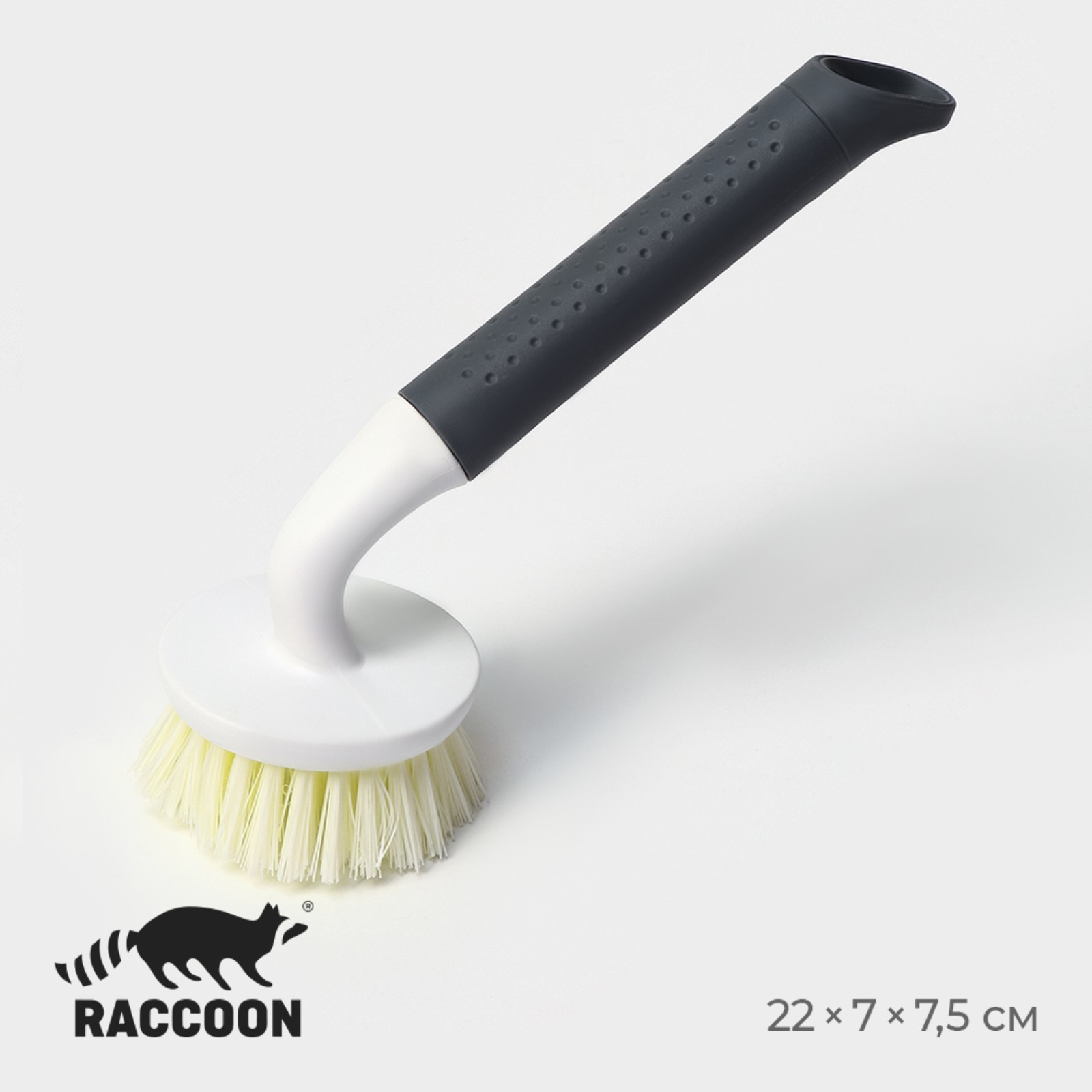 Щётка для мытья посуды Raccoon Breeze, удобная ручка, 21x7,5 см, 10069638