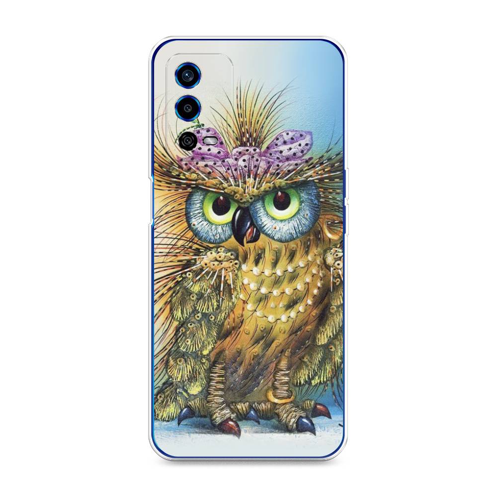 

Чехол для Oppo A55 4G "Модная сова", Коричневый;голубой, 259150-1