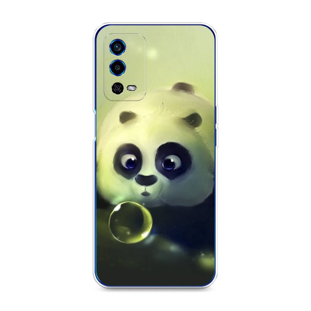 

Чехол для Oppo A55 4G "Малыш панды", Зеленый;черный;серый, 259150-1