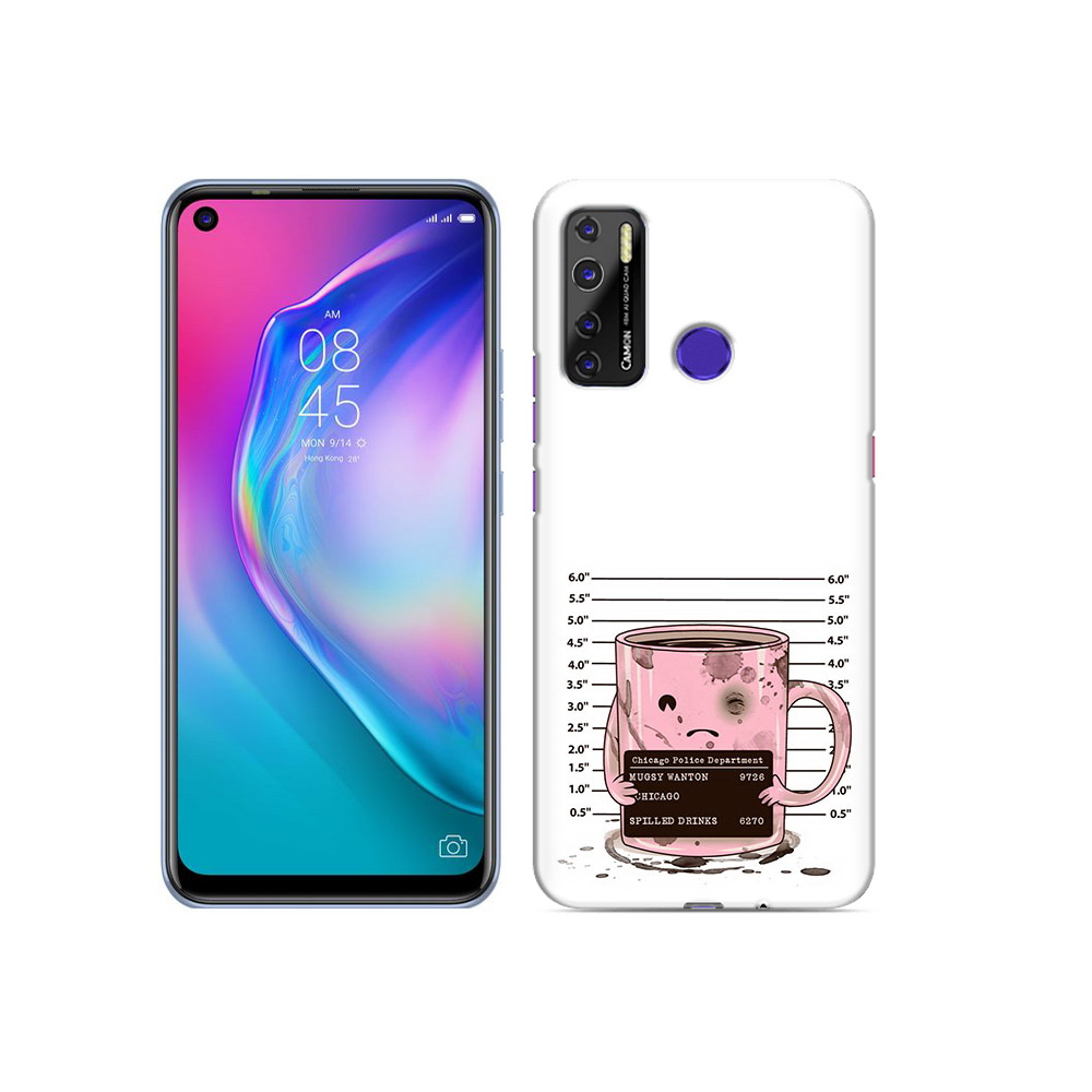 

Чехол MyPads Tocco для Tecno Camon 15 кружка, Прозрачный, Tocco