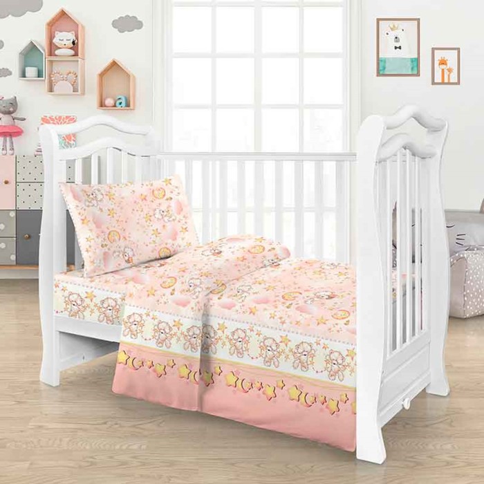 

Постельное бельё Baby «Сонный мишка», размер 150x110 см, 145x110 см, 40x60 см