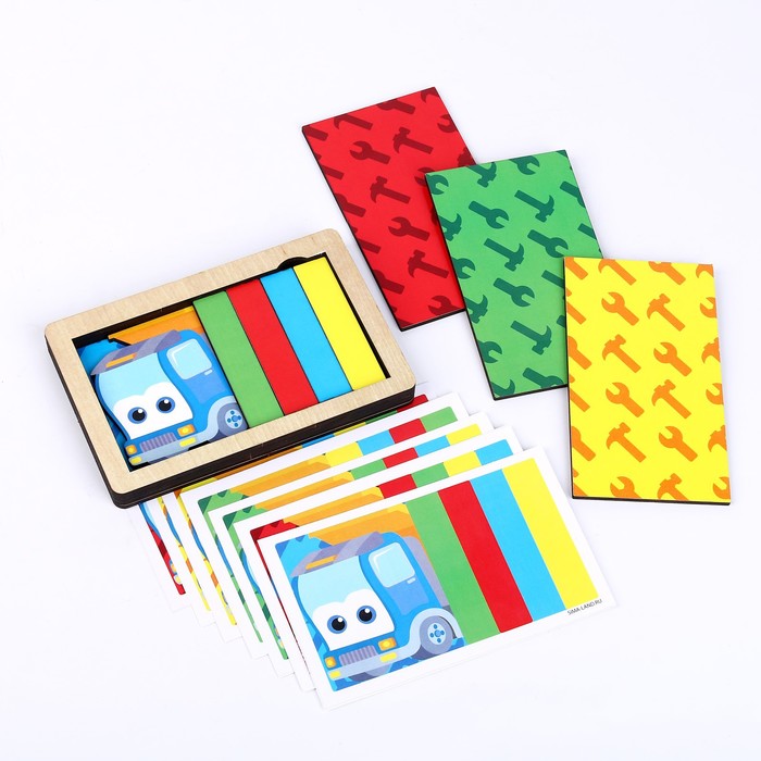 

Настольная игра. Повтори по образцу «Машинка»