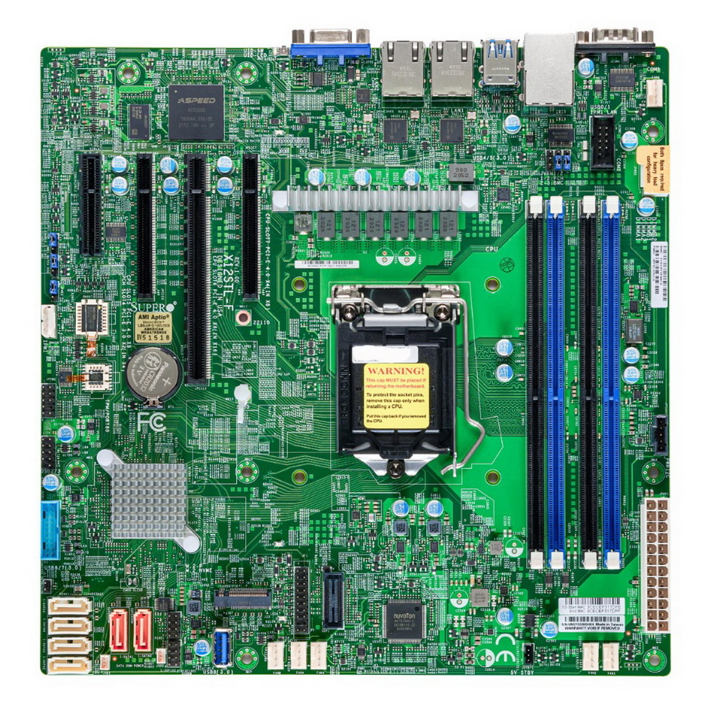 Материнская плата Supermicro (MBD-X12STL-F-B)