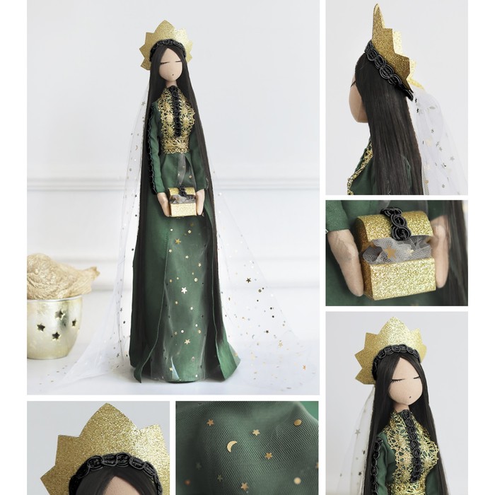 

Интерьерная кукла "Хозяйка медной горы", набор для шитья 21 × 0,5 × 29,7 см