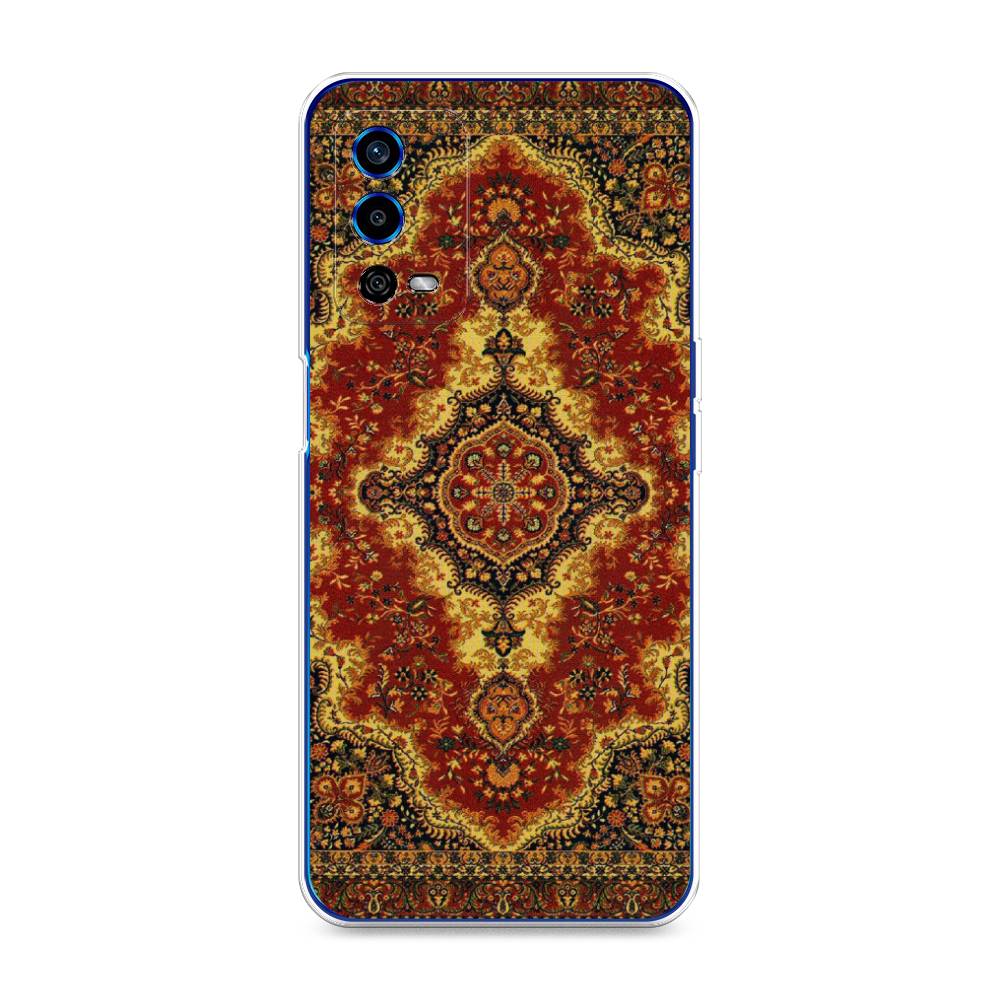 

Чехол для Oppo A55 4G "Ковер", Коричневый;золотистый;красный, 259150-3