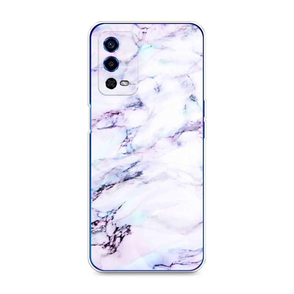 Чехол для Oppo A55 4G Радужный мрамор