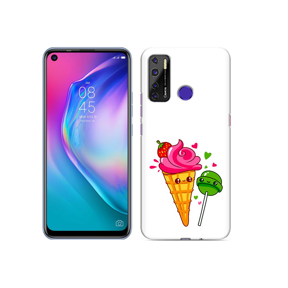 

Чехол MyPads Tocco для Tecno Camon 15 Вкусняшки, Прозрачный, Tocco