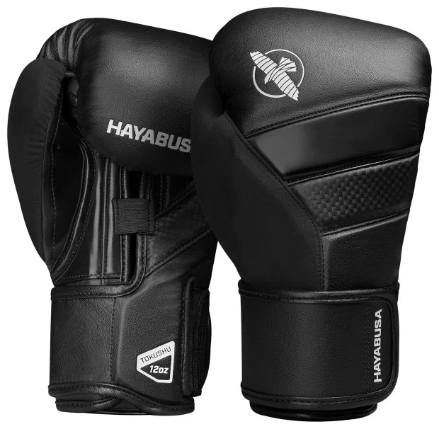 Перчатки Hayabusa T3 Black 12 oz