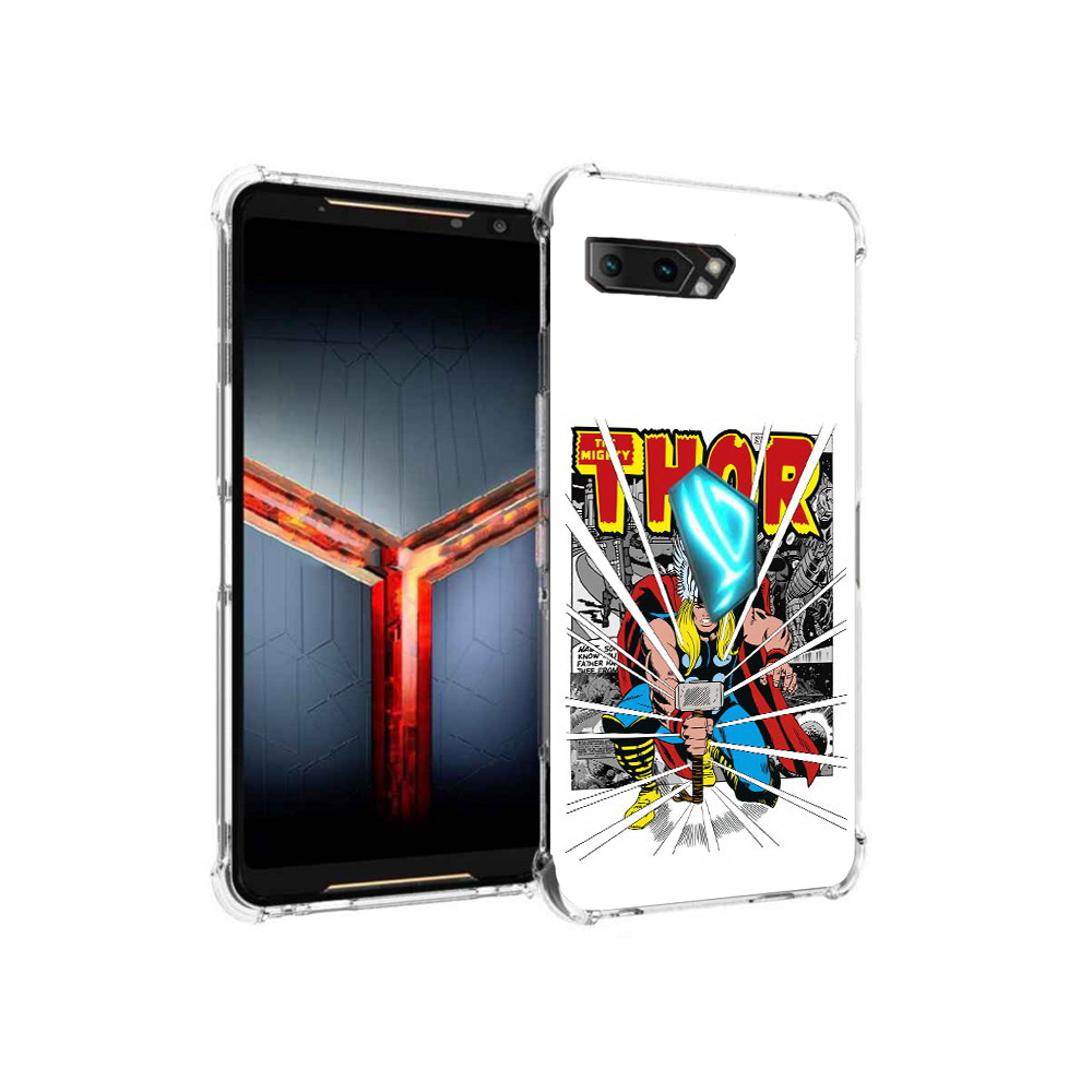 

Чехол MyPads Tocco для Asus ROG Phone 2 тор рисунок, Прозрачный, Tocco