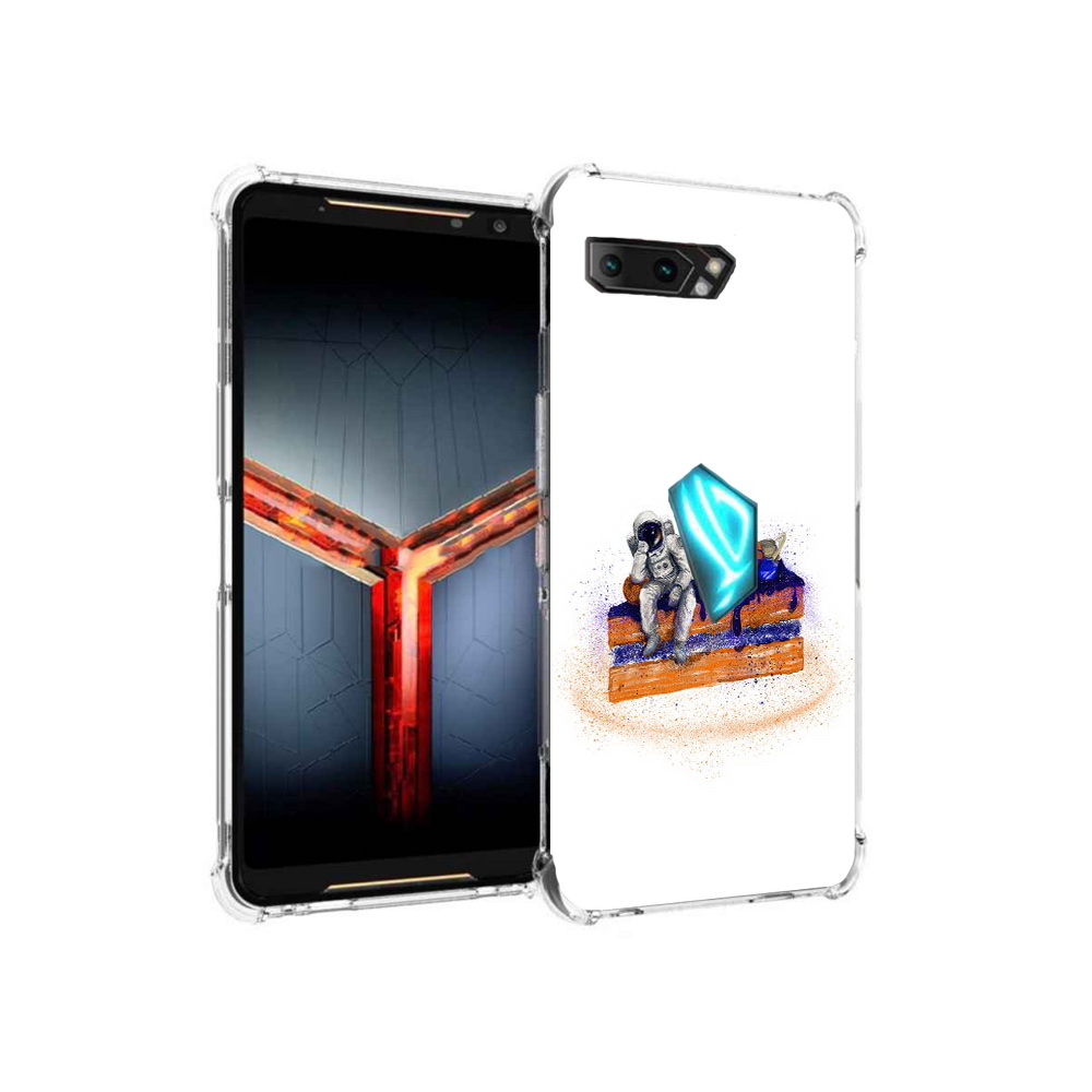 

Чехол MyPads Tocco для Asus ROG Phone 2 торт с планетами, Прозрачный, Tocco